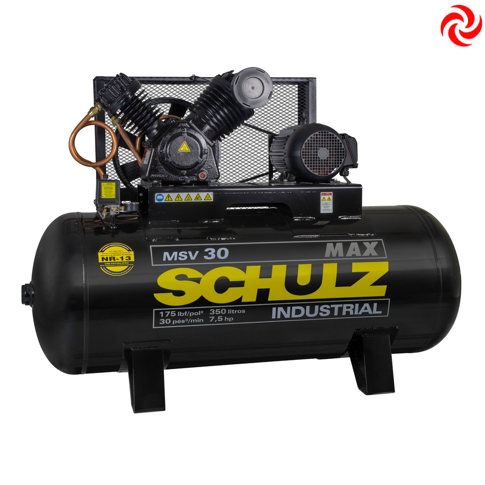 Compresor de pistón de 7.5 HP MSV30MAX/350L