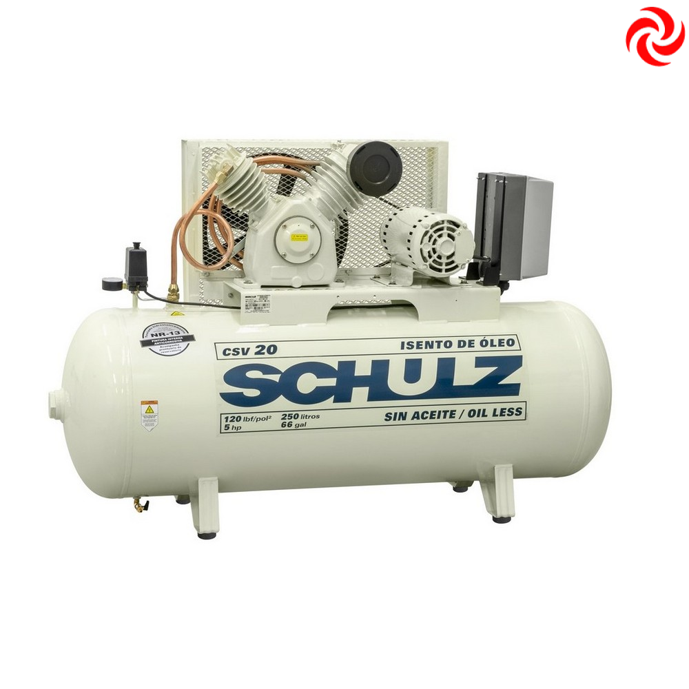 Compresor de pistón libre de aceite de 5HP CSV20/250