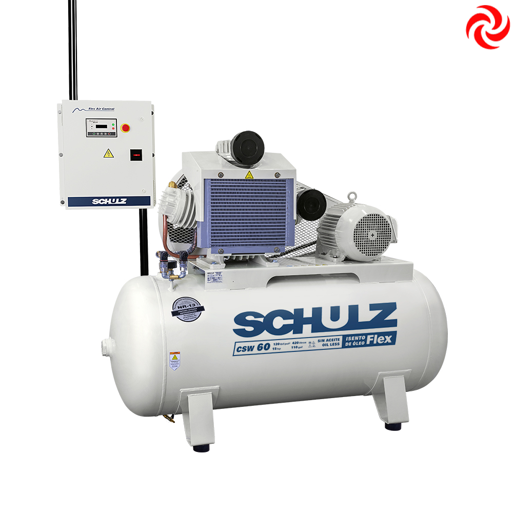 Compresor de pistón libre de aceite de 15HP CSW60/420 FLEX