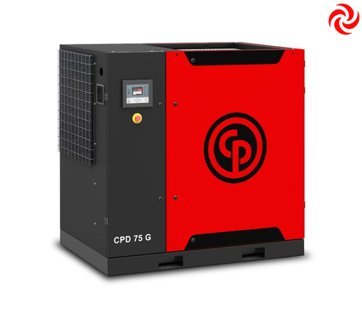 Compresor de tornillo de 75 hp CPD75G Chicago pneumatic