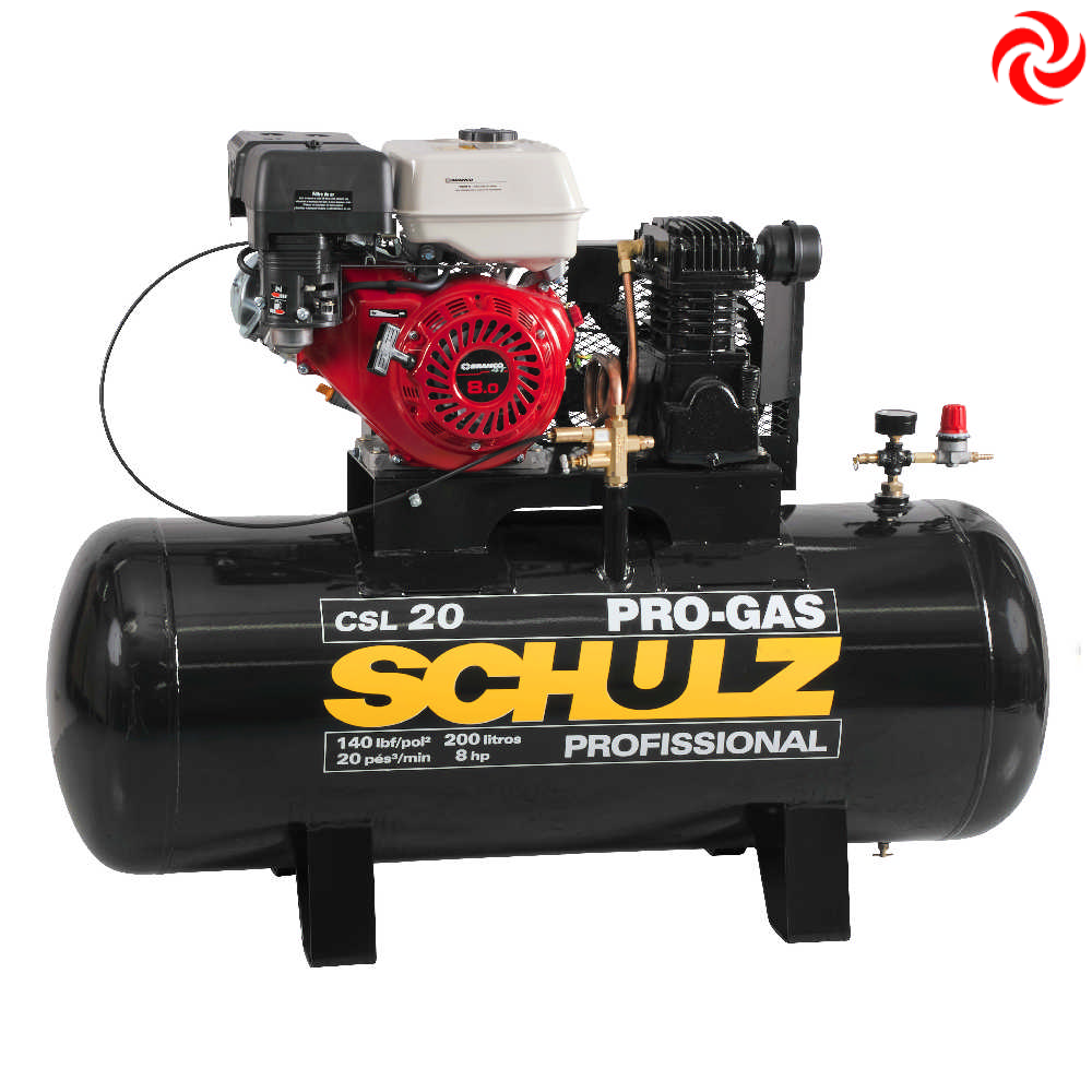 Compresor gasolinero de 8 HP SCHULZ Pro-Gas CSL 20/200