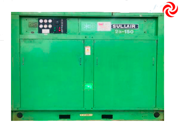 Compresor de tornillo SULLAIR de 150 HP 25B-150 ACAC (REPOTENCIADO)