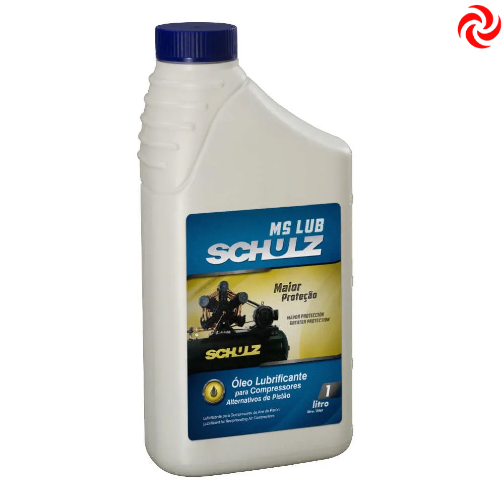 010.0011-0 ÓLEO LUBRIFICANTE PARA COMPRESSOR MS-LUB 1,0L SCHULZ