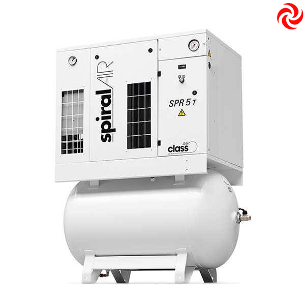 Compresor de tipo scroll libre de aceite de SPR 3 con tanque y secador