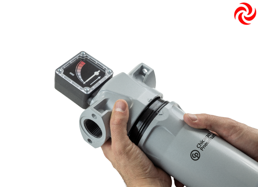 Filtros de línea grado V CHICAGO PNEUMATIC desde 6 CFM hasta 1500 CFM