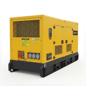 Grupo electrógeno Kotech KGS26C6S diésel de 26 kVA comercial insonorizado con cabinete acústico compacto y panel de control digital