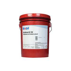Balde de aceite original Mobiltrans HD 10W de 5 galones para transmisiones