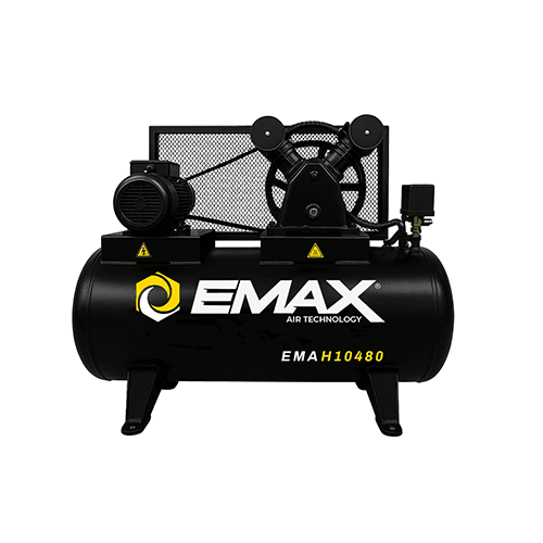 Compresor Emax 25 HP modelo EMAH25800 con tanque de 800L industrial