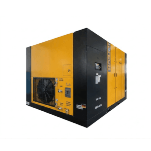 Compresor libre de aceite KDOF185W de tornillo seco industrial refrigerado por agua de 185 kW.